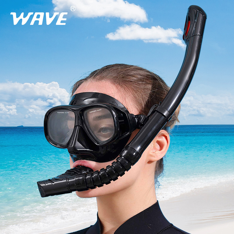 Freediving Mask Set - WAVE Профессиональный комплект для подводного плавания,