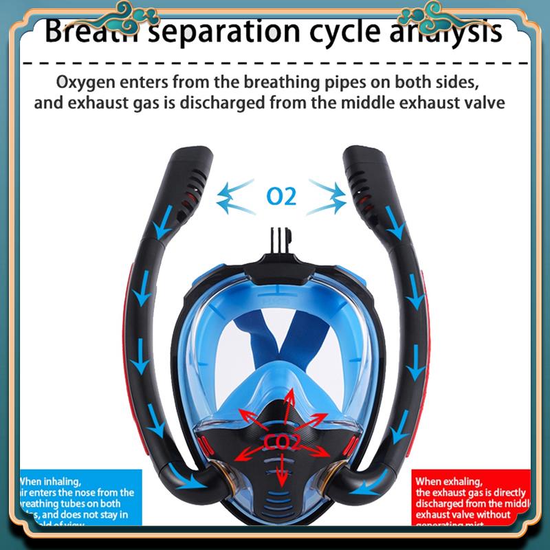 Freediving Mask Set - Последняя маска для подводного плавания, силиконовая