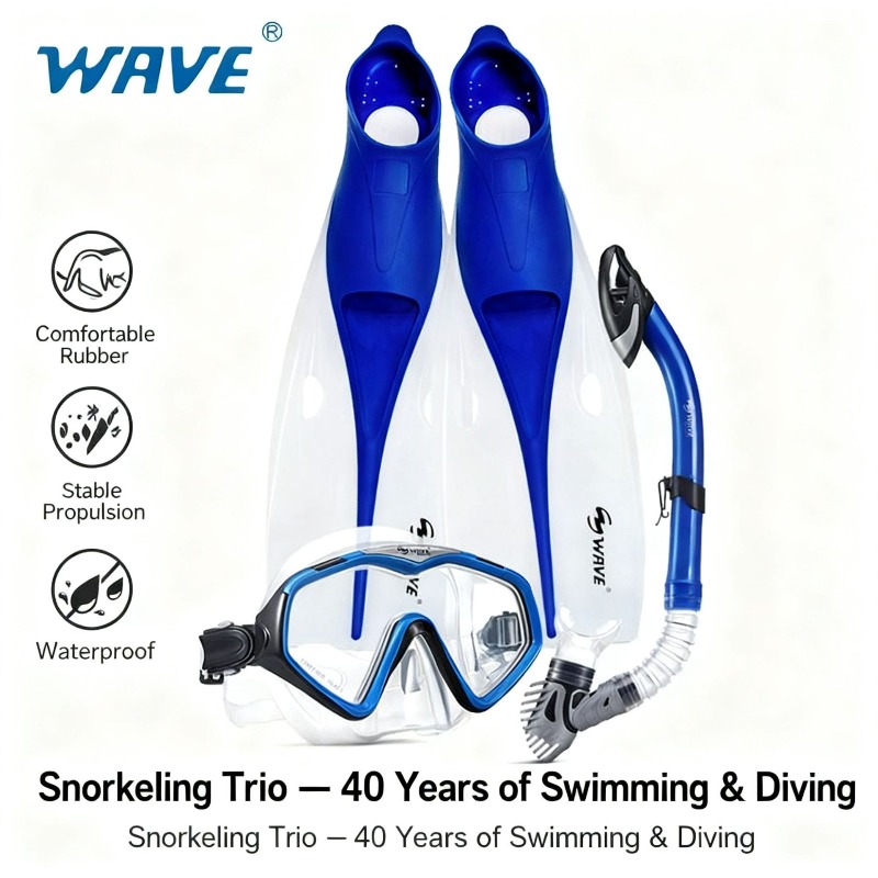 Комплект для снорклинга для вз – обзор и цена Freediving Mask Set