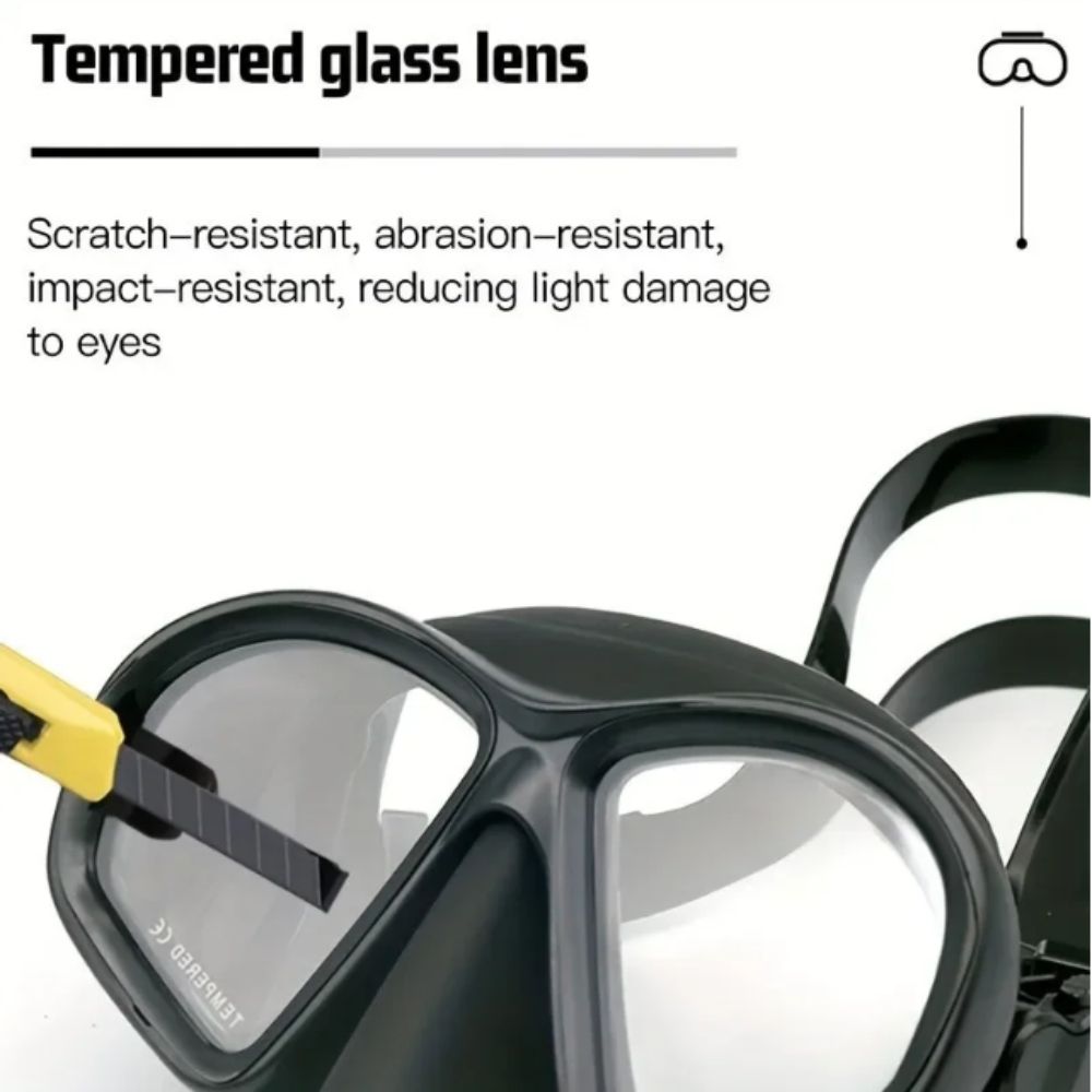 Маска для фридайвинга из закал – обзор и цена Freediving Mask Set