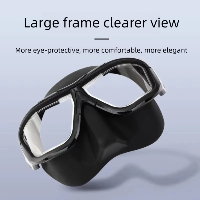 Стильная маска для снорклинга  – обзор и цена Freediving Mask Set