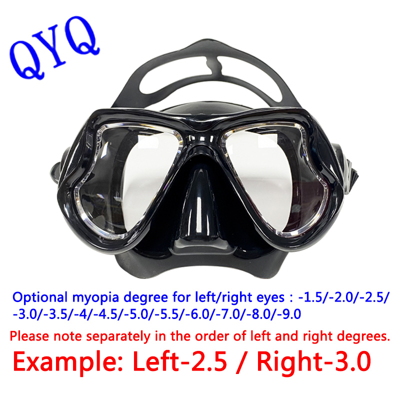Маски для дайвинга при близору – обзор и цена Freediving Mask Set